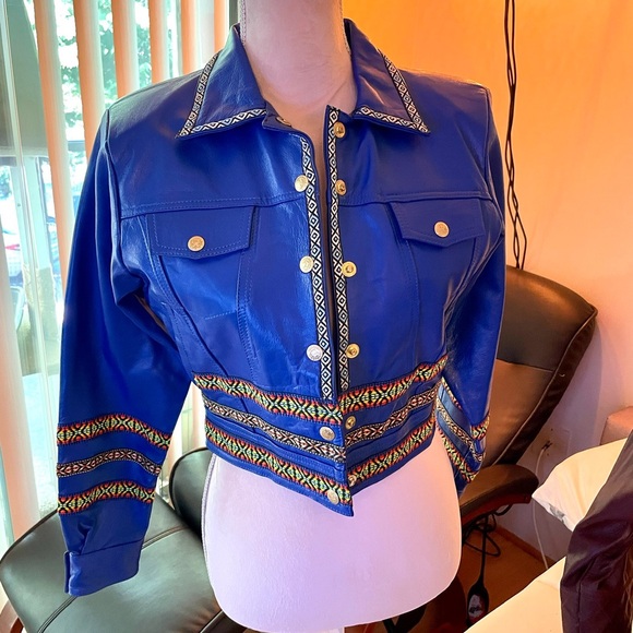Authentic Mexican leather jackets, unique styles different sizes. - Picture 2 of 3